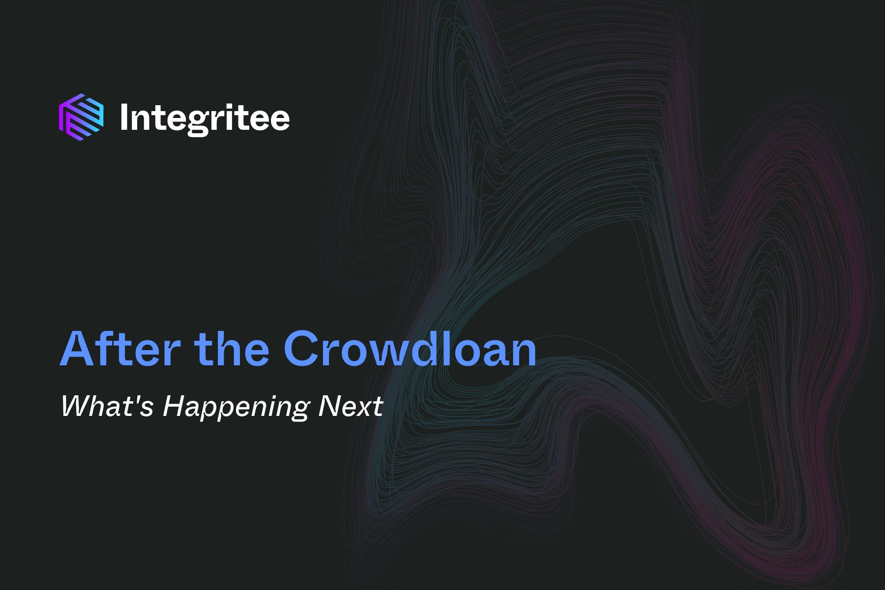 After the Crowdloan: What’s Happening Next
