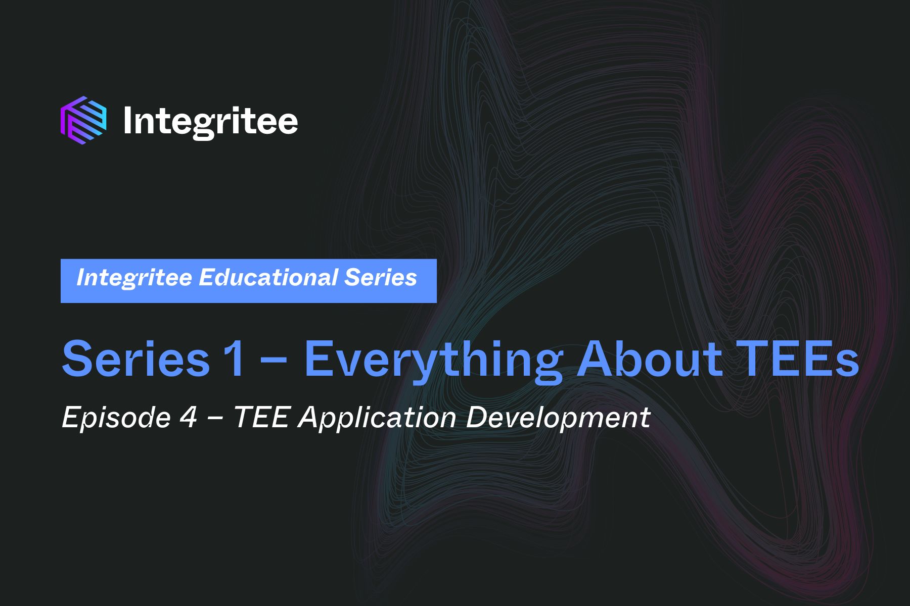 Series 1 – All you need to know about TEEs | Episode 4 – TEE Application Development