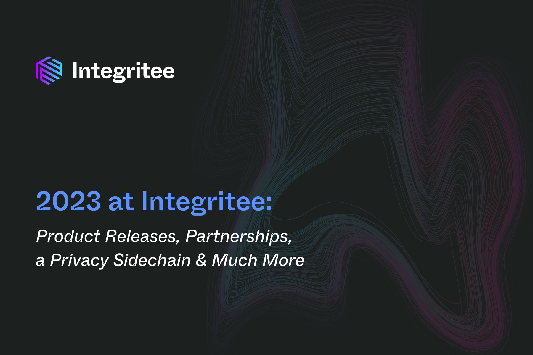 2023 at Integritee: Product Releases, Partnerships, a Privacy Sidechain & Much More